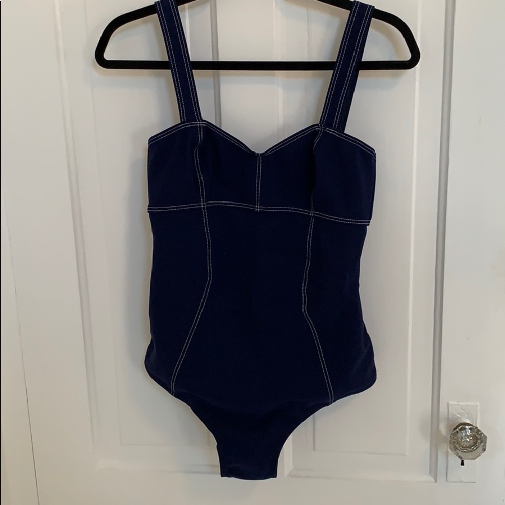 NWT Suboo Navy One-Piece Bathing Suit